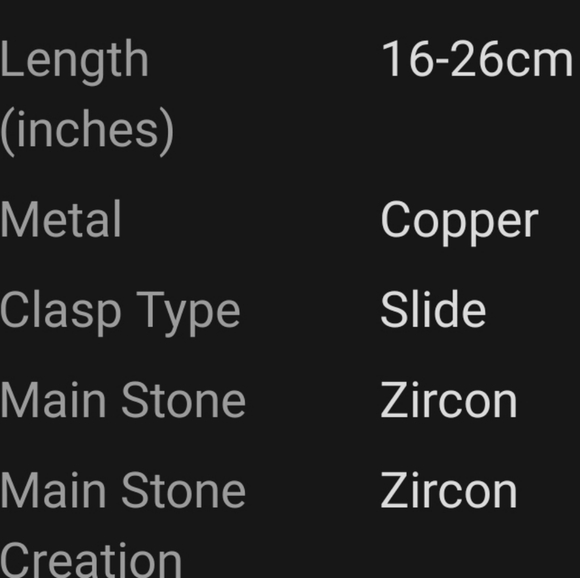 Rose Gold CZ bolo tennis bracelet with baguettes. 💎 - Picture 9 of 11